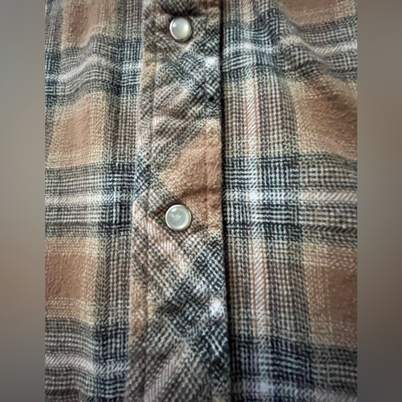 Men’s Wrangler Retro Plaid Button Up Flannel w/ Peral Snaps Size XXL - Picture 5 of 8